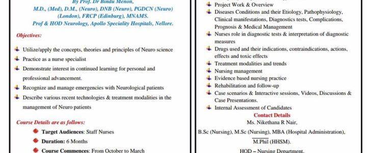 Neuroscience nursing course Invitation